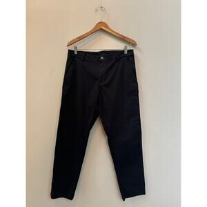 Lululemon Commission Pants Men's 32 Warpstreme Navy Blue Chino Commuter